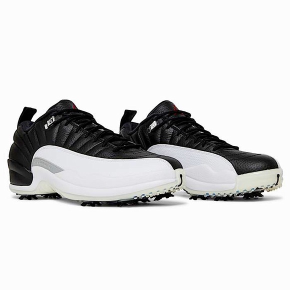 Air Jordan 12 Retro “Playoffs” Pro Golf Cleats - Picture 2 of 7